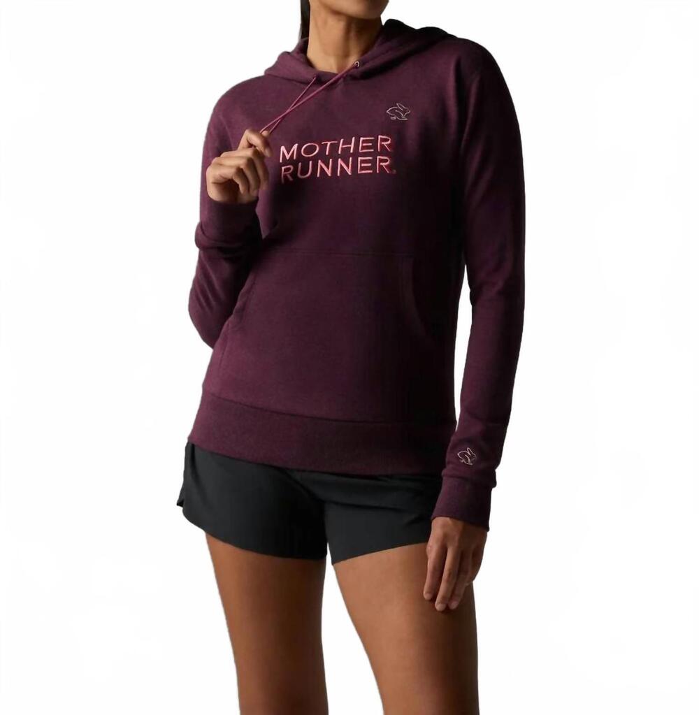 NEW RABBIT women's go to hoodie in mauve